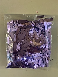 Dikdörtgen Plastik Oya Pulu Lila