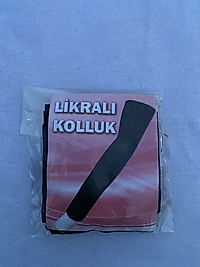 Likralı Penye Kolluk Siyah