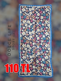 Çiçek Desenli Şal