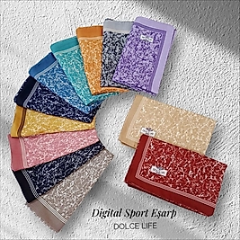Dijital Sport Eşarp Desen 3 12 Adet