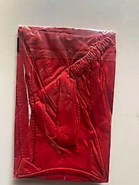 dikişli penye bone kırmızı