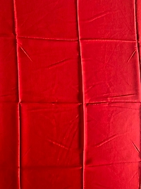 kırmızı dikişli oyalık yazma