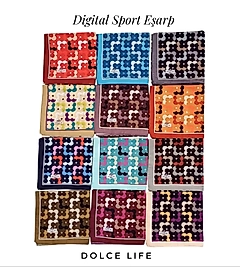 Dijital Sport Eşarp Desen 4 12 Adet