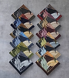 Bambu Kreş Eşarp Desen 4 Toplam 12 Adet