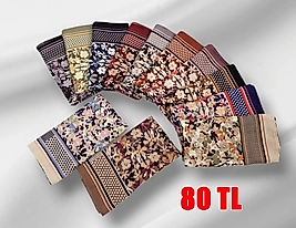 Sport Eşarp 12 Adet Desen 22