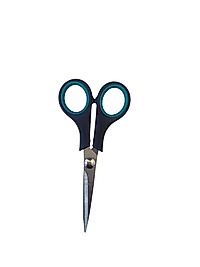 Plastik saplı küçük makas