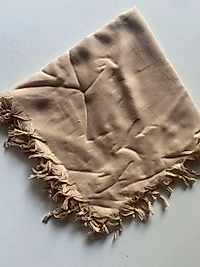 düz renk boncuklu yazma karamel