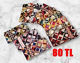 Sport Eşarp 12 Adet Desen 23