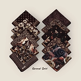 Dolce Premium Soft Eşarp Karamel Serisi