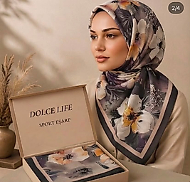 Dolce Life Soft Eşarp Desen 12 Adet