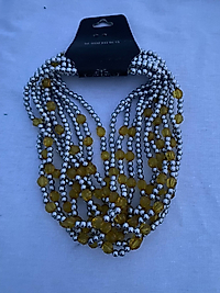 Hediyelik Plastik inci kolye 10 adet