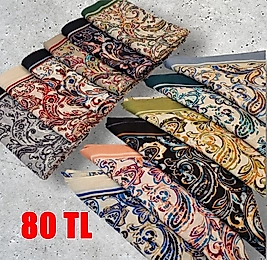 Sport Eşarp 12 Adet Desen 25